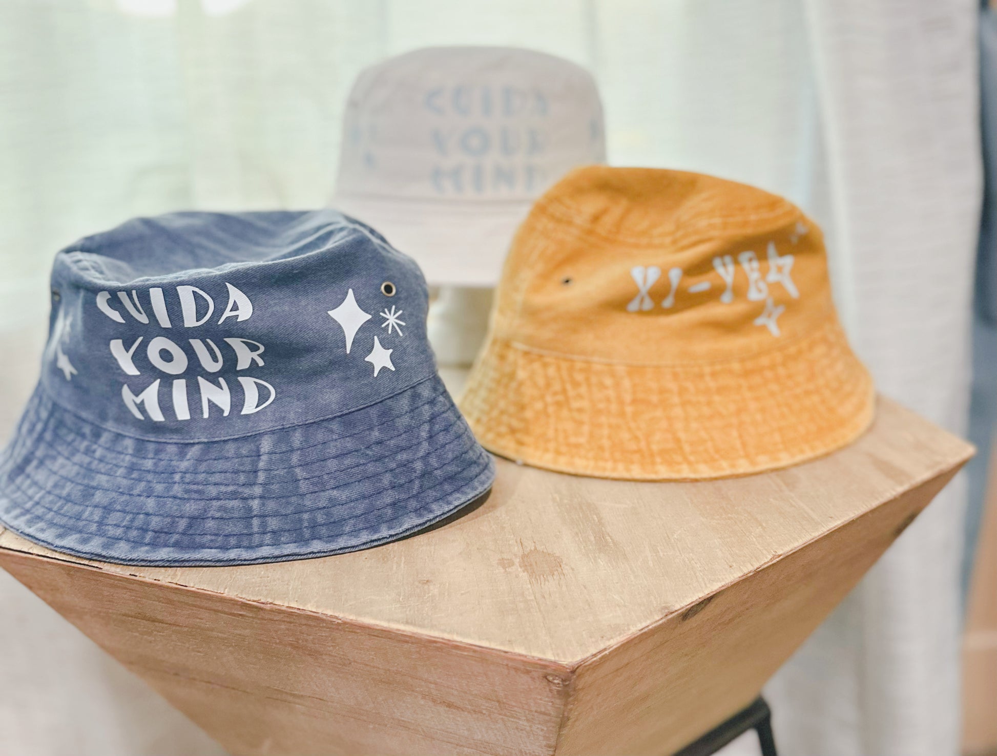 Collection Of "Cuida Your Mind" Bucket Hat. 